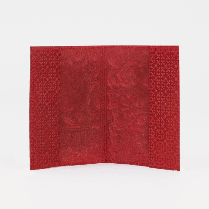 Обложка для паспорта, цвет красный - фото 1908353642