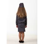 Карнавальный костюм "Полицейский" для девочки, куртка, юбка, пилотка, р-р 40, рост 152 см - Фото 2