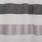 Тюль "Этель" 290х280 Медный восход (горизонтальная полоса) б/утяжелителя, 100% п/э - Фото 2