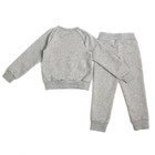 Комплект для девочки (джемпер+брюки), рост 98 см, цвет серый меланж Л767 - Фото 2