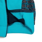 Куртка для мальчика, рост 110 см, цвет тёмно-синий/бирюза Н787 - Фото 4
