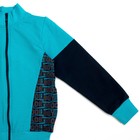 Куртка для мальчика, рост 122 см, цвет тёмно-синий/бирюза Н787 - Фото 3