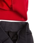 Костюм спортивный для мальчика (куртка+брюки), рост 104 см, цвет тёмно-серый+красный Н792 - Фото 6