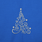 Дорожка на стол "Этель" Волшебная ёлка, 140х40 цвет синий, с ВМГО хл, 200 гр/м² - Фото 2