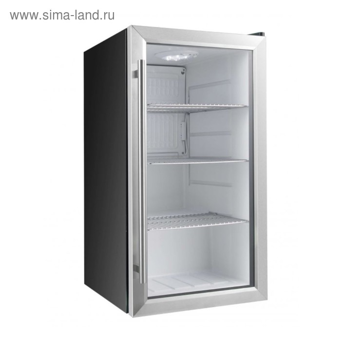 Холодильный шкаф GASTRORAG BC-88, 88 л, +1 до +10°С, подсветка, э/м термостат, чёрный - Фото 1