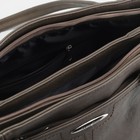 Сумка женская, отдел на молнии, наружный карман, цвет коричневый - Фото 5
