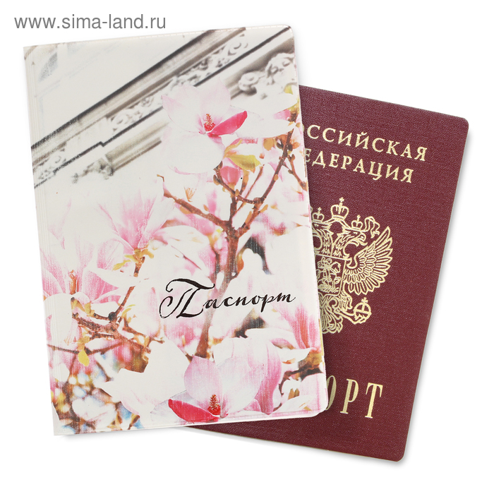 Обложка для паспорта "Сакура" - Фото 1