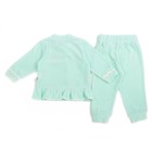 Комплект для девочки (джемпер на молнии+брюки), рост 98 см, цвет голубой - Фото 2