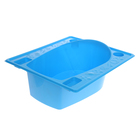 Ванна детская со сливным отверстием, цвет синий - Фото 3