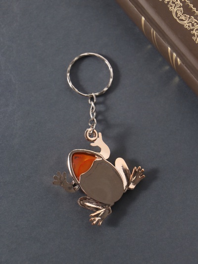 Брелок пластик "Лягушка красочная" МИКС 3,2х3,7 см