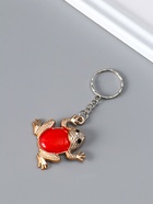 Брелок для ключей на кольце «Лягушка красочная», пластик, 3.2?3.7 см, МИКС (комплект 12 шт) - фото 57919514