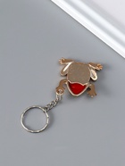 Брелок для ключей на кольце «Лягушка красочная», пластик, 3.2?3.7 см, МИКС (комплект 12 шт) - фото 57919515