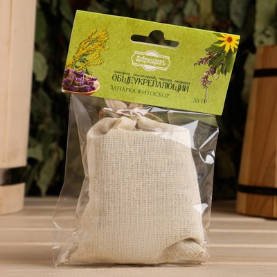 Запарка фитосбор «Общеукрепляющий», шалфей, золотарник, череда, люцерна, 30 г