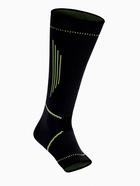 Суппорт голени, размер универсальный (1 шт), цвет чёрно/салатовый - фото 809330409