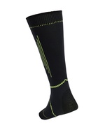 Суппорт голени, размер универсальный (1 шт), цвет чёрно/салатовый - фото 809330410