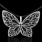 Кулон «Июлия», цвет чёрный в серебре - Фото 1