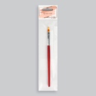 Кисть для дизайна ногтей «Градиент», 19 см, ворс 5×12 мм, коричневая - Фото 4