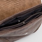 Сумка-рюкзак АФ-700, 26*12*30, отдел на молнии, н/карман, коричневый - Фото 5