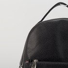 Сумка-рюкзак АФ-831, 27*12*29, отдел на молнии, н/карман, черный - Фото 4