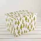 Короб стеллажный для хранения с крышкой «Ёлки», 37×26×24 см - Фото 2