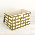 Короб стеллажный для хранения с крышкой «Ёжики», 37×26×24 см - Фото 3