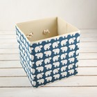 Короб стеллажный для хранения «Северные мишки», 27×27×27 см - Фото 2