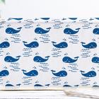 Короб стеллажный для хранения с крышкой «Киты», 25×20×17 см, белый - Фото 5