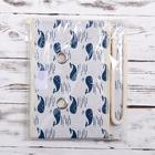 Короб стеллажный для хранения с крышкой «Киты», 25×20×17 см, белый - Фото 7