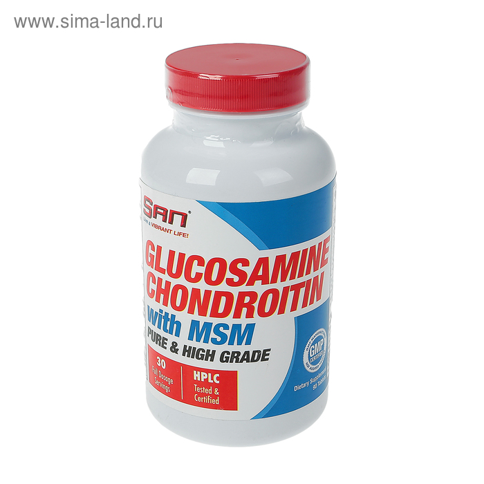 Витамины SAN Glucosamine Chondroitin, 90 таблеток - Фото 1