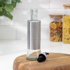 Бутылка стеклянная для соусов и масла Доляна «Стиль», 320 мл, 6,5×25,5 см - Фото 4