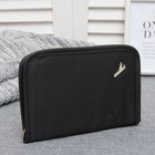 Кошелёк туристический, органайзер, отдел с карманами на молнии, цвет чёрный - Фото 2