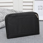 Кошелёк туристический, органайзер, отдел с карманами на молнии, цвет чёрный - Фото 3