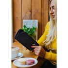 Кошелёк туристический, органайзер, отдел с карманами на молнии, цвет чёрный - Фото 5