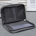 Кошелёк туристический, органайзер, отдел с карманами на молнии, цвет серый - Фото 3