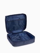 Косметичка - органайзер дорожная на молнии, с карманами, синяя - Фото 3