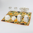 Коврик для сушки посуды Доляна «Тыквы», 38×51 см, микрофибра - Фото 2