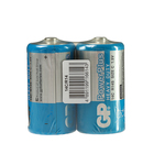 Батарейка солевая GP PowerPlus Heavy Duty, C, R14-2S, 1.5В, спайка, 2 шт. - фото 9189093