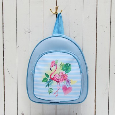 Рюкзак детский, отдел на молнии, цвет голубой