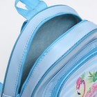 Рюкзак детский, отдел на молнии, цвет голубой - Фото 6