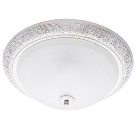 Люстра "Ариадна" 3x60W E27 белый, золотистый 37x37x14см