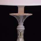 Настольная лампа «Свеча», 1x40W E27, белый 28x28x50 см - Фото 6