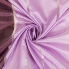 Тюль "Этель" 145х280 Гамма фиолетовый (горизонтальная полоса) б/утяжелителя, 100% п/э - Фото 3