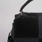 Сумка-рюкзак 991, 26*13*28, отд на молнии, 3 н/кармана, черный - Фото 4