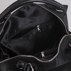 Сумка-рюкзак 991, 26*13*28, отд на молнии, 3 н/кармана, черный - Фото 5