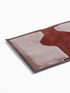 Обложка для паспорта, натуральная кожа pull up, коричневая - Фото 8