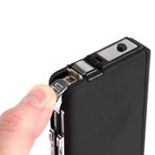 Портсигар с газовой зажигалкой и толкателем для сигарет - Фото 2