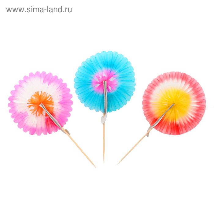 Шпажки для канапе "Веер", набор 12 шт. - Фото 1