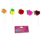 Шпажки для канапе "Фрукты", набор 12 шт. - Фото 1