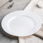 Тарелка обеденная подстановочная Everyday, d=26,5 см, стеклокерамика, цвет белый - Фото 2