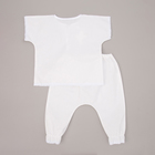 Комплект крестильный для мальчика (рубашка, брюки), р. 86-92 (28), 1,5-2 года,100% хлопок, бязь - Фото 2